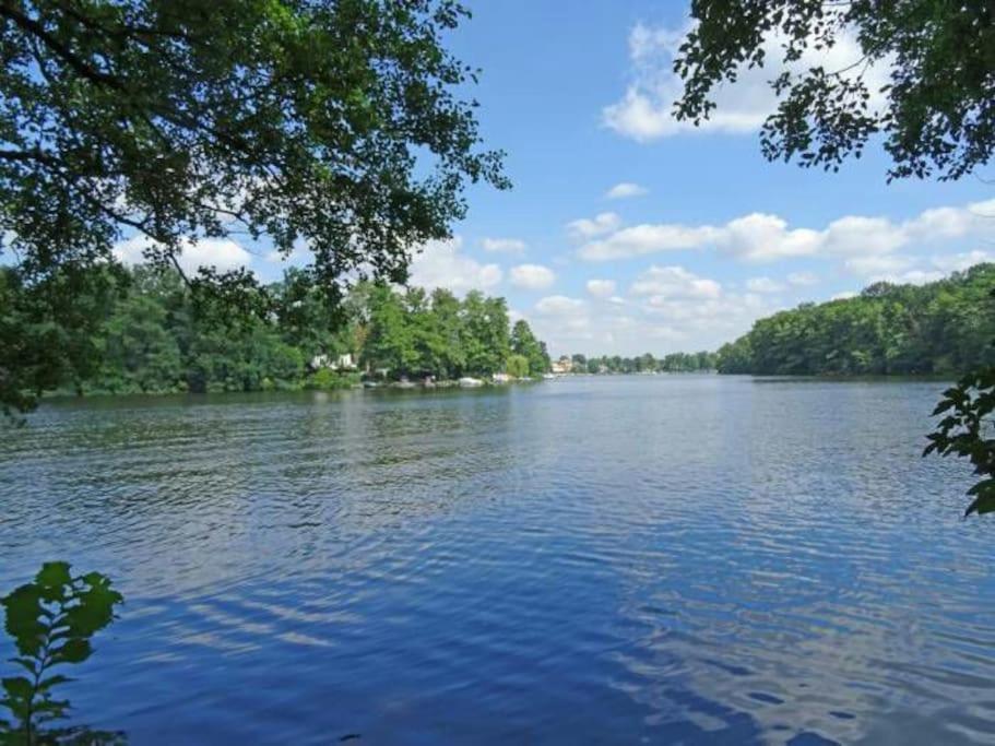 Dachwohnung Mit Wasserblick Und Eigenem Bootssteg Berlin Eksteriør billede