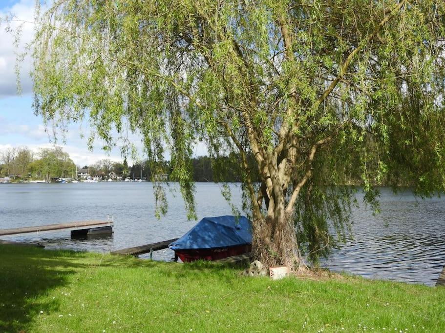 Dachwohnung Mit Wasserblick Und Eigenem Bootssteg Berlin Eksteriør billede